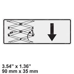 Picture of Decal - Scissors Lowering