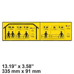 Picture of Decal - Capacity 230kg