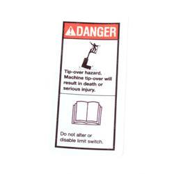 GENIE 72832GT DECAL DANGER DO NOT ALTER SWTC