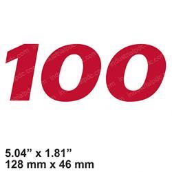 Picture of Decal - Cosmetic 100