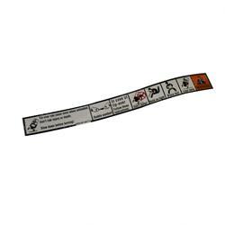 ALLIS CHALMERS/TUSK AC8767418 DECAL - TIP OVER HAZARD