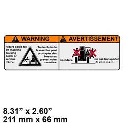 Picture of Decal - No Riders