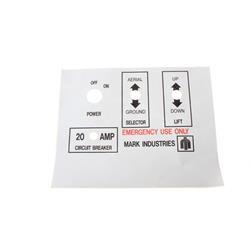 Picture of Decal - Ground Control Box