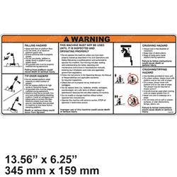 Picture of Decal Warning-Combination