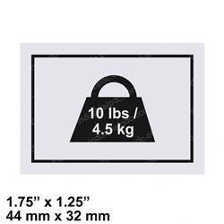 Picture of Decal Instruction Contact Alar