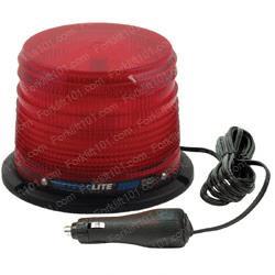 sy22050lm-r STROBE - 12-48V LED - RED - MAG MOUNT - LOW PROFILE - - ALUMINUM BASE - CLASS I - RED LEDS