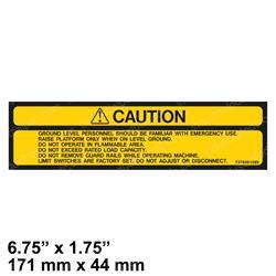 Picture of Decal - Caution