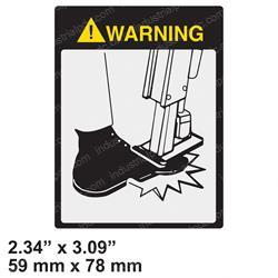 Picture of Safety Sign Warning Stab. Pb