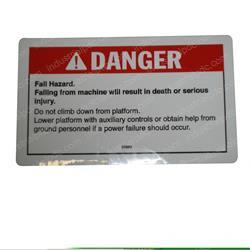 Picture of Decal - Danger Fall Haz.