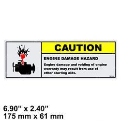 Picture of Label Engine Damage