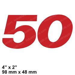Picture of Decal - Model 50