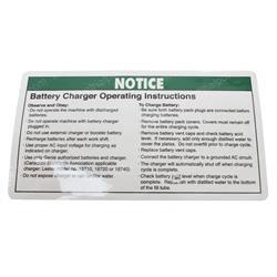 Picture of Decal Notice Charger Instruc