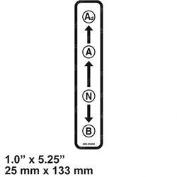 Picture of Decal Auxiliary Lever