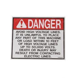 Picture of Decal - High Voltage