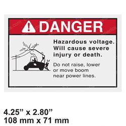 INGERSOLL-RAND 59132092 DECAL - DANGER ELECTRICAL HAZ