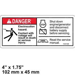 Picture of Decal-Danger-Hazard Voltage