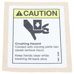 Picture of Decal Caution Pinch Point