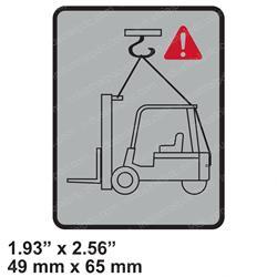 Picture of Decal - Hanging Caution