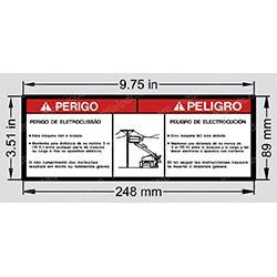 Picture of Decal - Elect Hazard (lat)