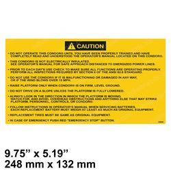 Picture of Decal General Caution