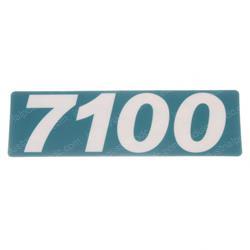 Picture of Label -  Model [7100]