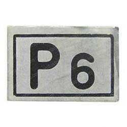 Picture of Plate -Terminl Number