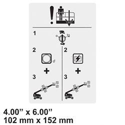 Picture of Decal - Emergency Lowering