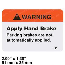 Picture of Label Warning