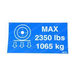 Picture of Wheel Ld Ce Spec2659 No Outrig