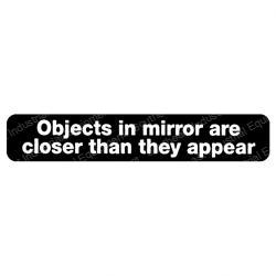 CROWN CR069023 LABEL CONVEX MIRROR