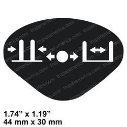 LINDE 0009380856 DECAL - FORK SHIFT