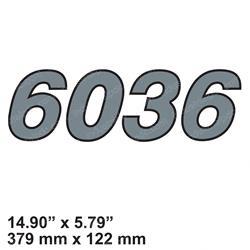 Picture of Decal - Model 6036