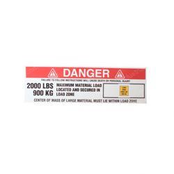 Picture of Decal - Warning Load Zone