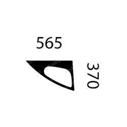 Picture of Right Lower 1/4 Window-Green