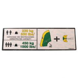 Picture of Decal Warn Dual Cap (eng/Spa)