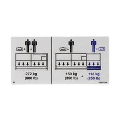 Picture of Decal - Platform Capacity 600