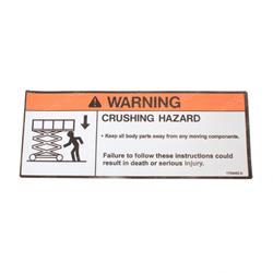 Picture of Decal - Crushing Hazard