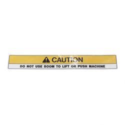 Picture of Decal - Caution  Do Not Use Boo