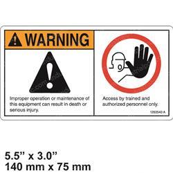 Picture of Decal Compartment Access