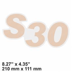 Picture of Decal -  Model White S30