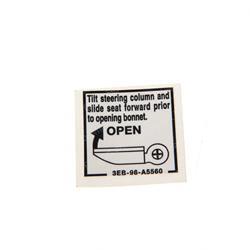 ALLIS CHALMERS/TUSK AC8767416 DECAL-OPEN BONNET