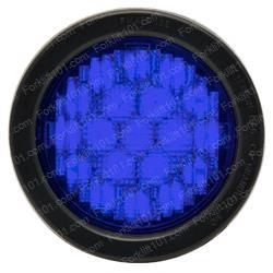 sy4415-b LIGHT - 12-24V - BLUE LED - ROUND 4 IN - GROMMET MOUNT - - 75 QUINT FPM - 19 LEDS
