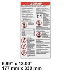 Picture of Decal - Danger General Safety