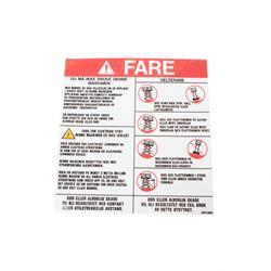 Picture of Decal - Danger Tip Over Nor