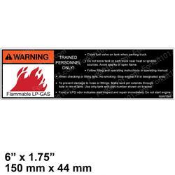 hy1304071 DECAL - LP GAS