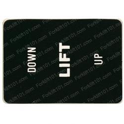 cl654326 DECAL - LIFT (UP DOWN)