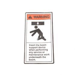 Picture of Warning Boom Decal