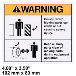 Picture of Decal - Tire Rotate Crush