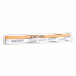 Picture of Decal, Warning, Tool Tray