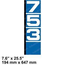 Picture of Decal - Model 753